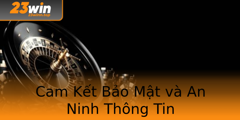 Cam Kết Bảo Mật và An Ninh Thông Tin