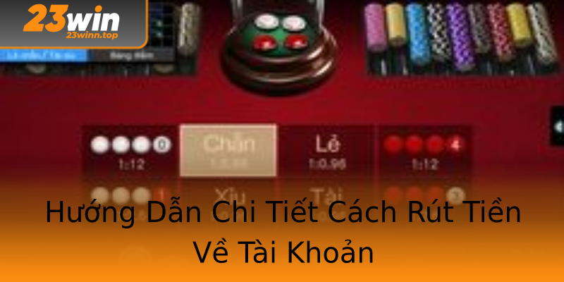 Hướng Dẫn Chi Tiết Cách Rút Tiền Về Tài Khoản
